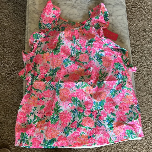 Marlee Ruffle Halter Top - Picture 2 of 4